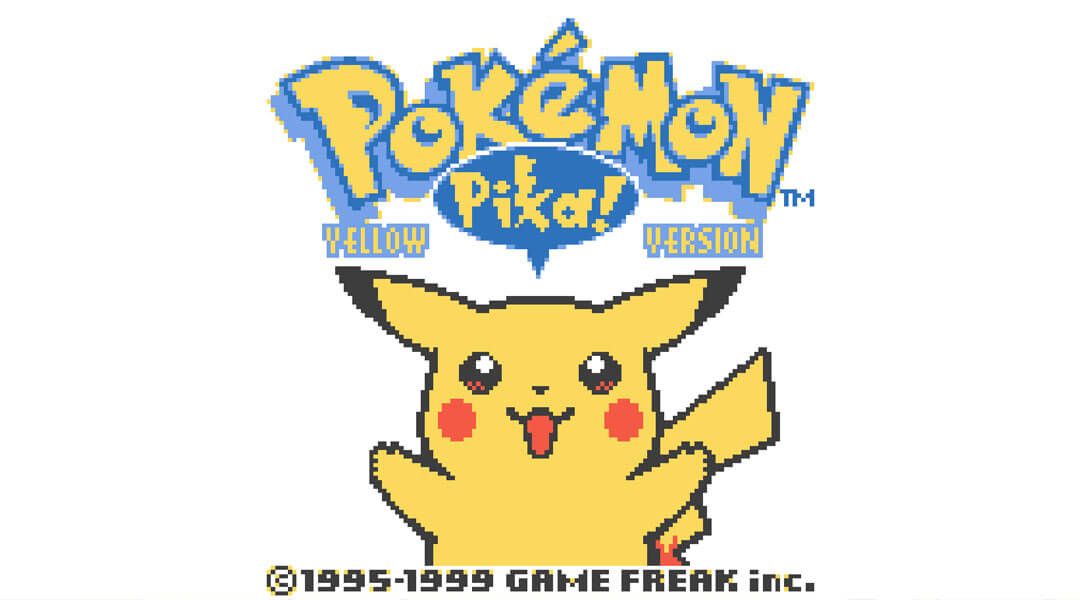 start up screen for Pokemon Yellow