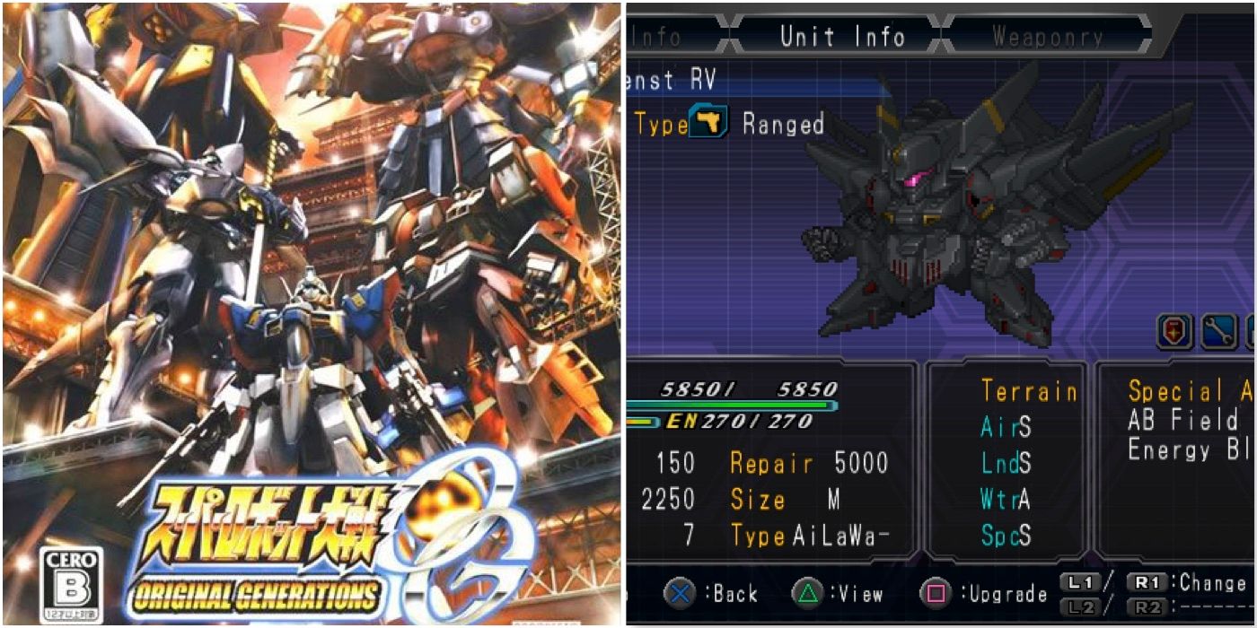 Super Robot Wars-Original Generations art and screenshots