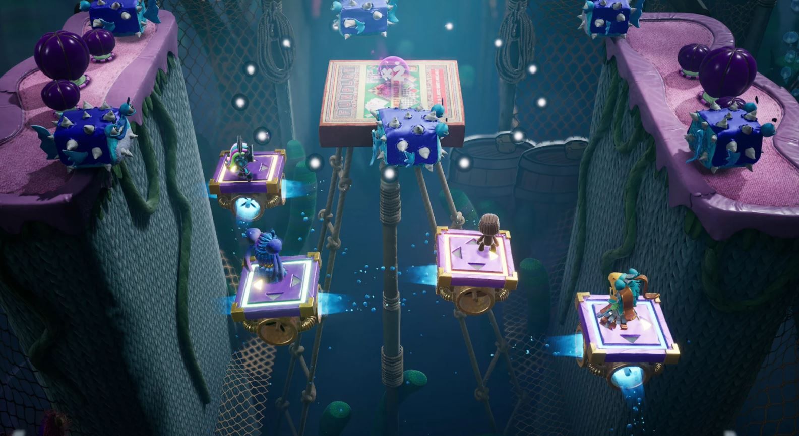 Sackboy platforming