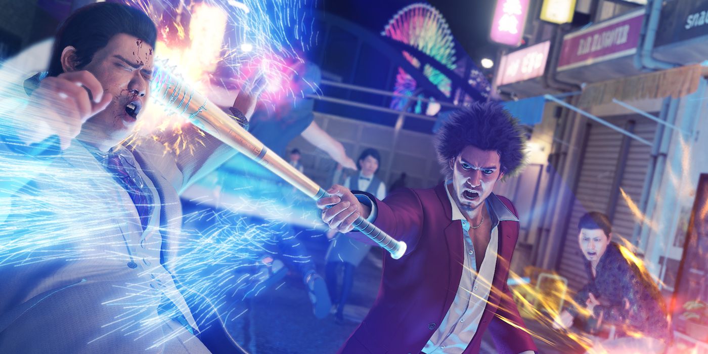 Yakuza Like A Dragon: Ichiban Laying The Hurt On Guys JRPG-Style