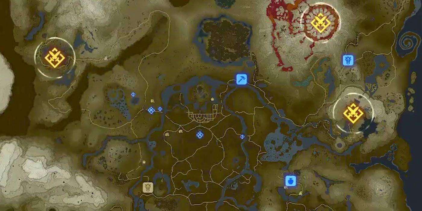 Age of Calamity world map