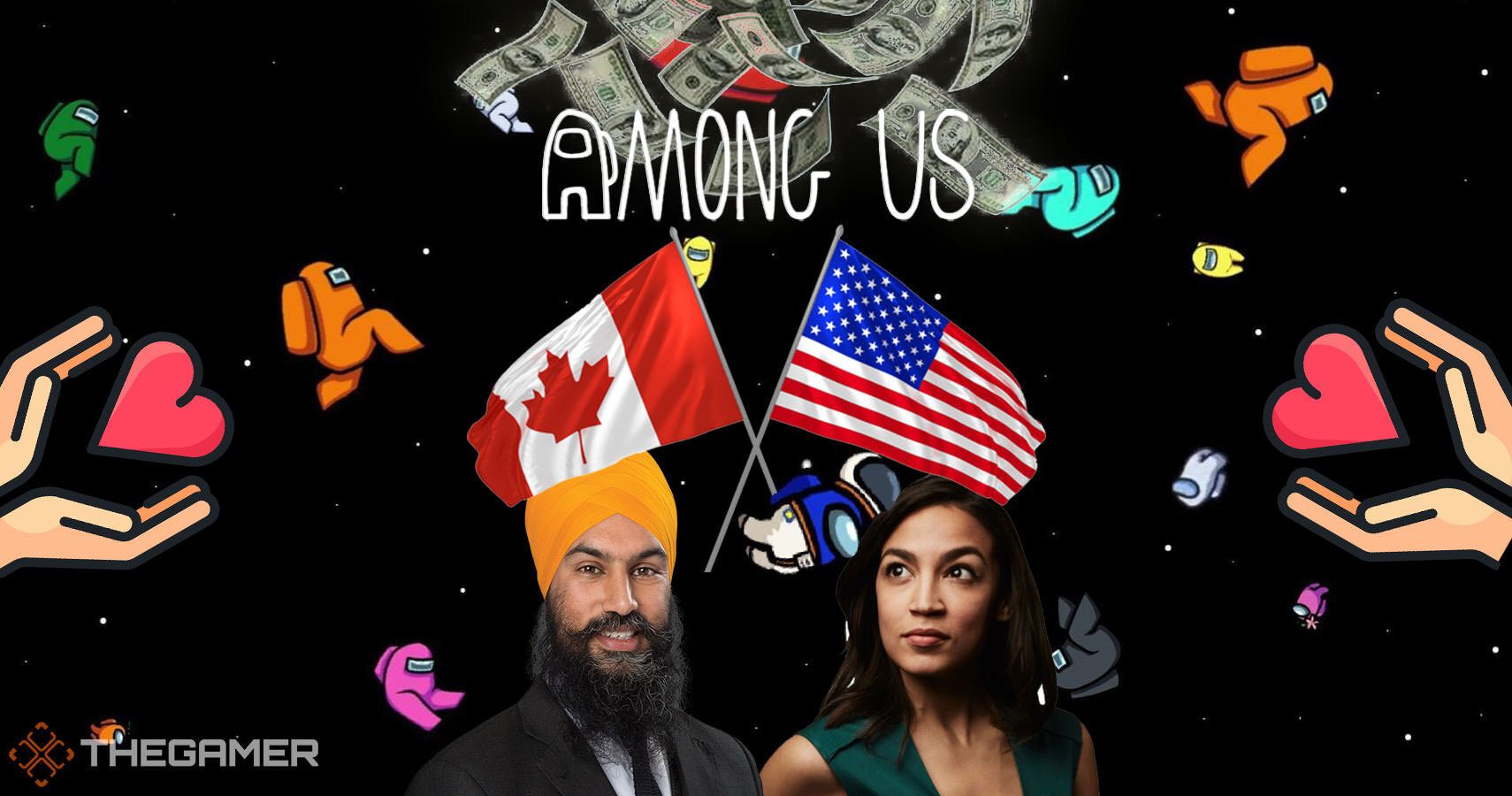 Among Us - USA Canada Politicians Raise Charity Money In Twitch