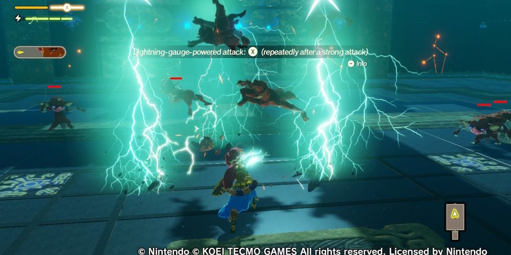 Urbosa's strong combo attack