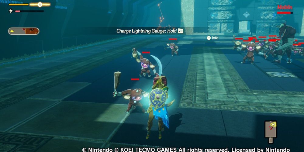 Urbosa charging her lighting
