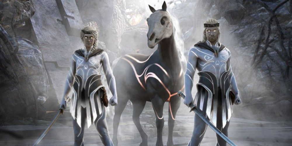 Ghost horse and armor sets from Celestial DLC Assassin's Creed Odyssey