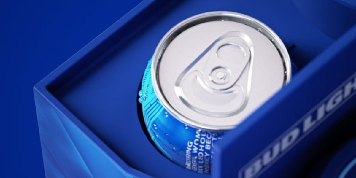 Bud Light BL6 console Koozie