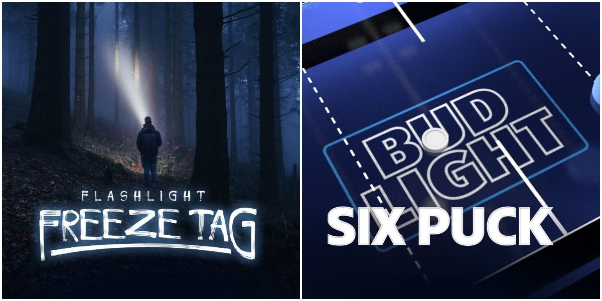A few of the exclusive games on the Bud Light BL6