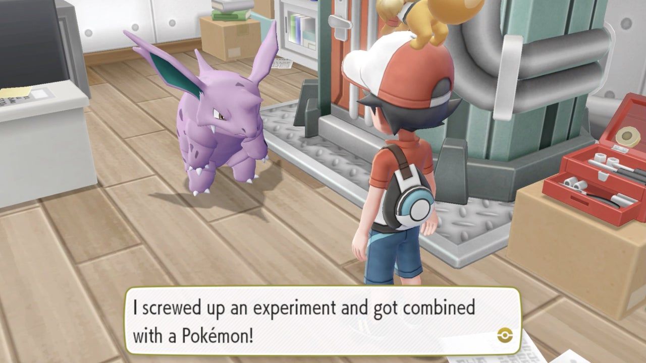 bill transforms into a nidorino