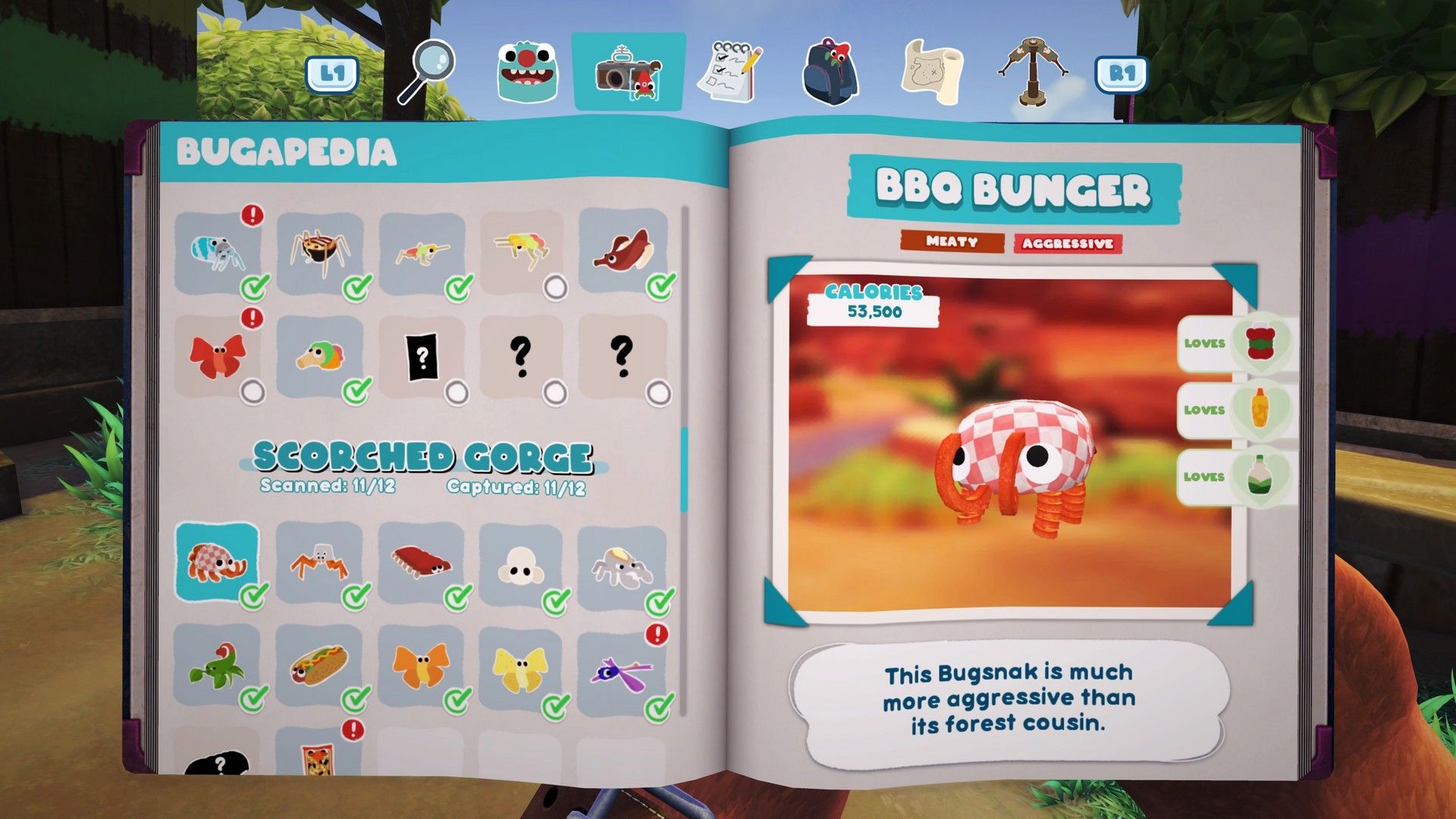 Bugsnax BBQ Bunger