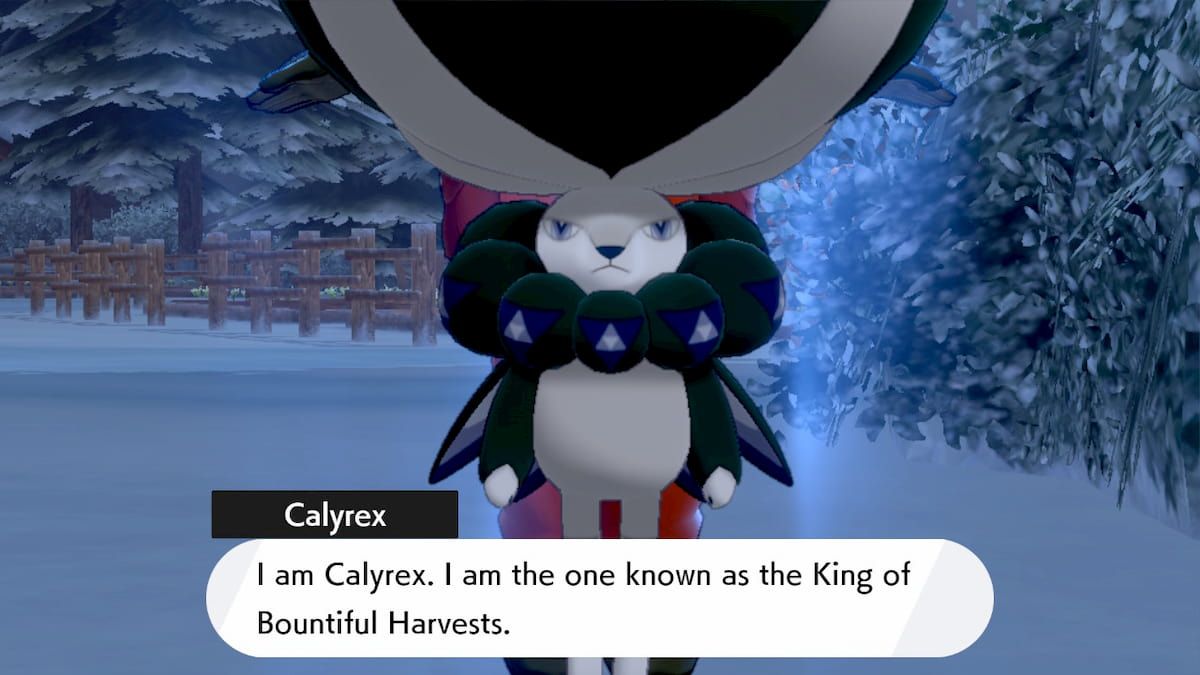 calyrex appears freezington