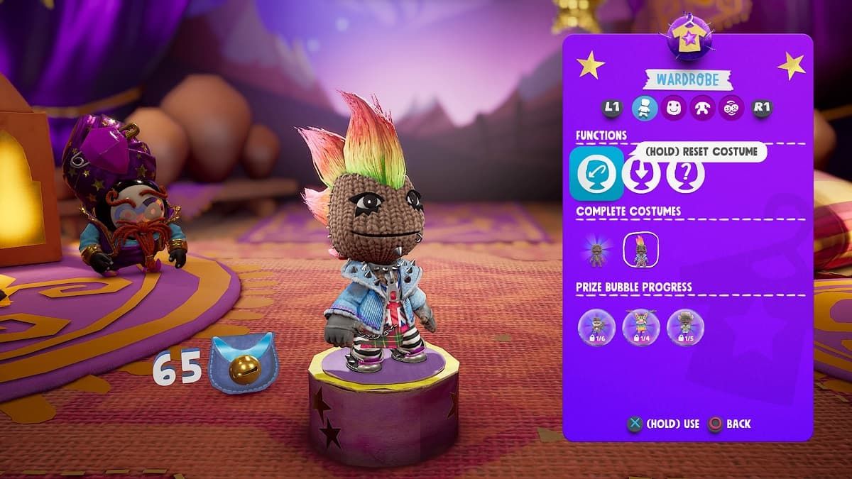 Sackboy customization