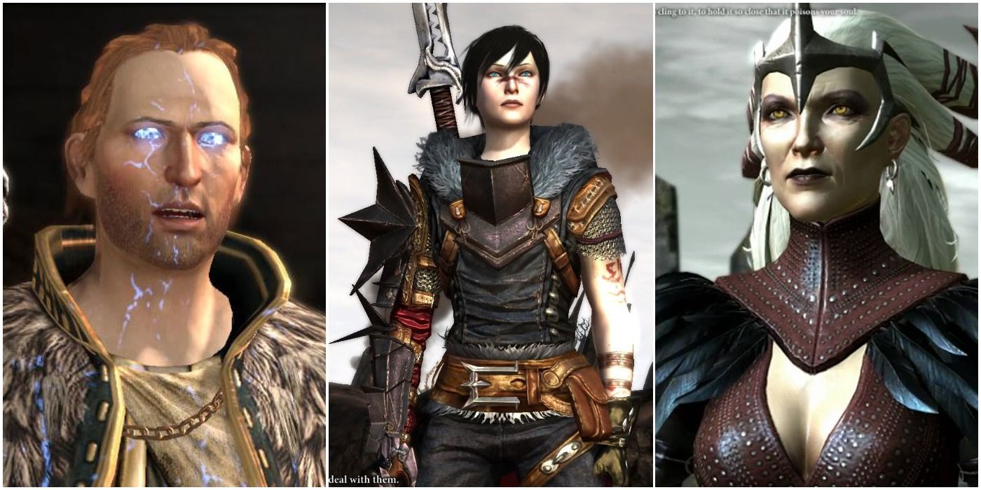 image of Anders, Hawke, and Flemeth from Dragon Age II