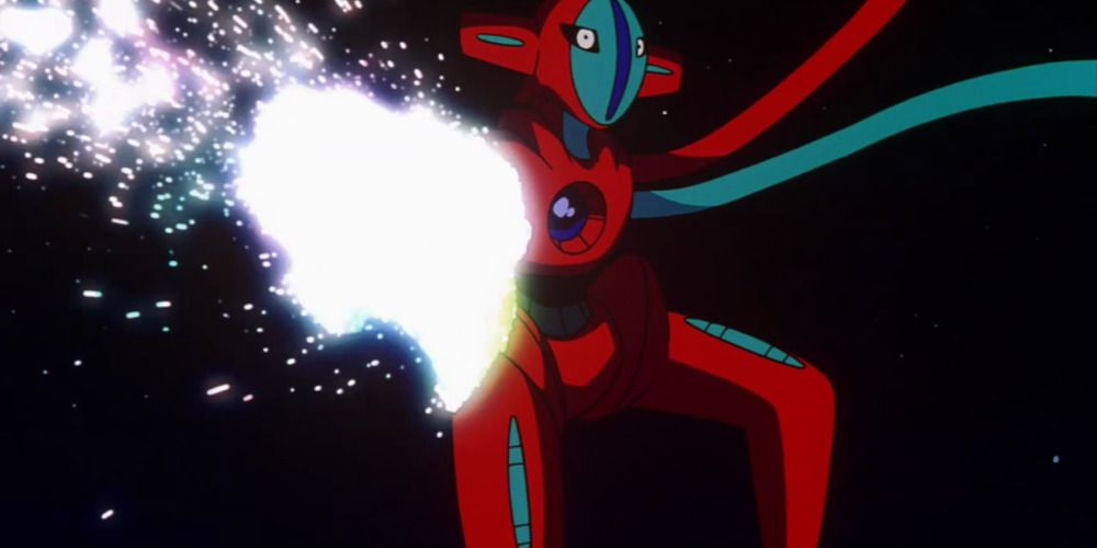 Deoxys regenerating in Pokemon anime