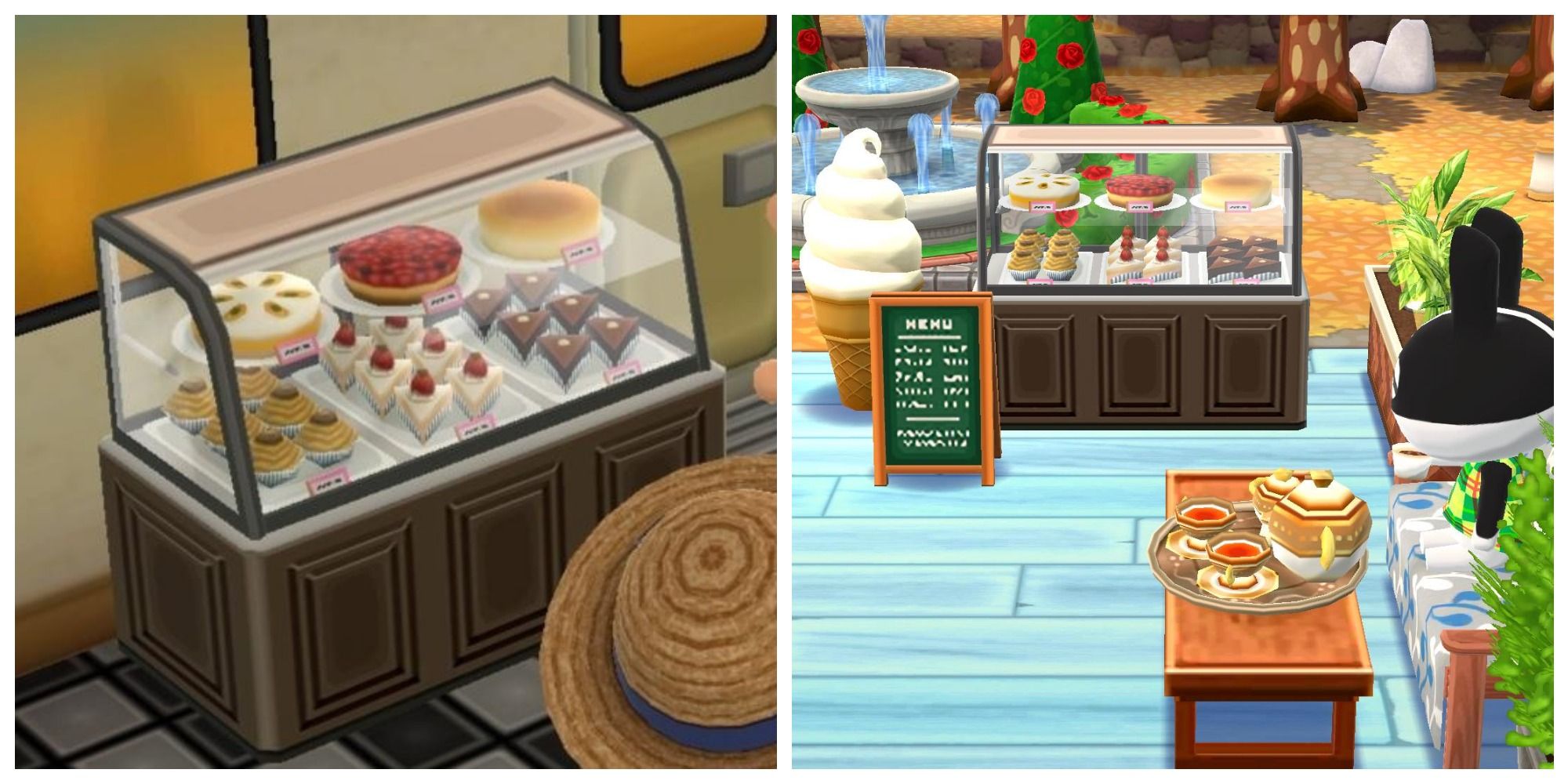dessert display item pocket camp animal crossing