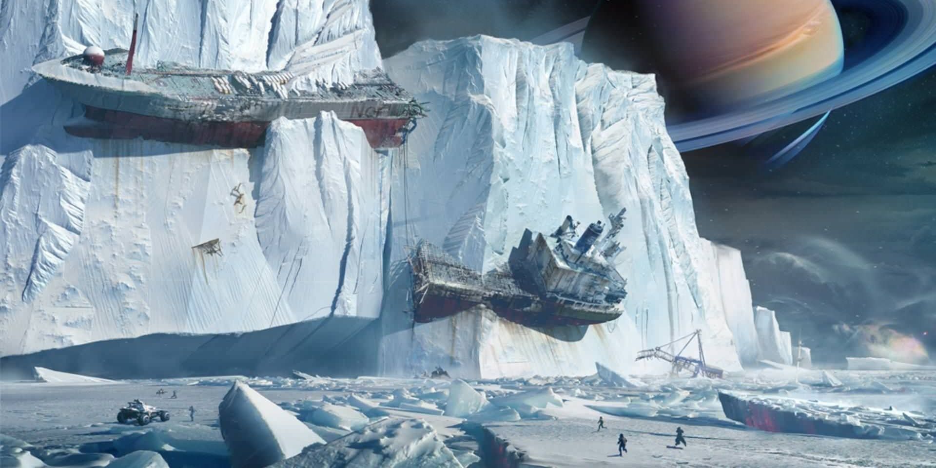 Destiny 2 Enceladus Concept Art