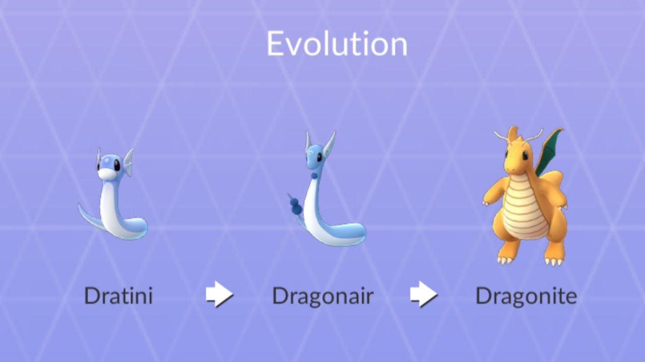 dratini dragonair and dragonite pokemon go