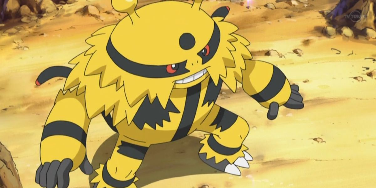 electivire in the pokemon anime series
