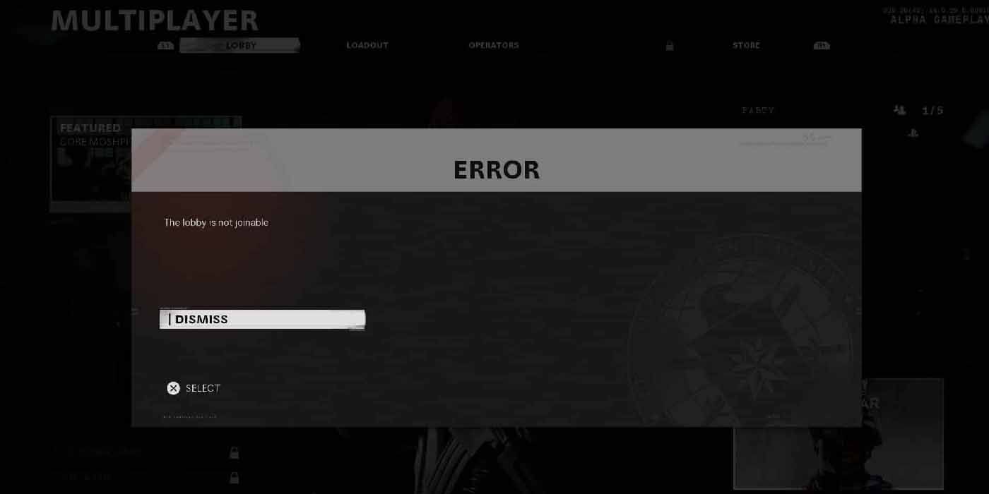 Call of Duty: Cold War Error Messages