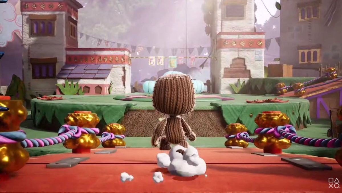 Sackboy back to camera