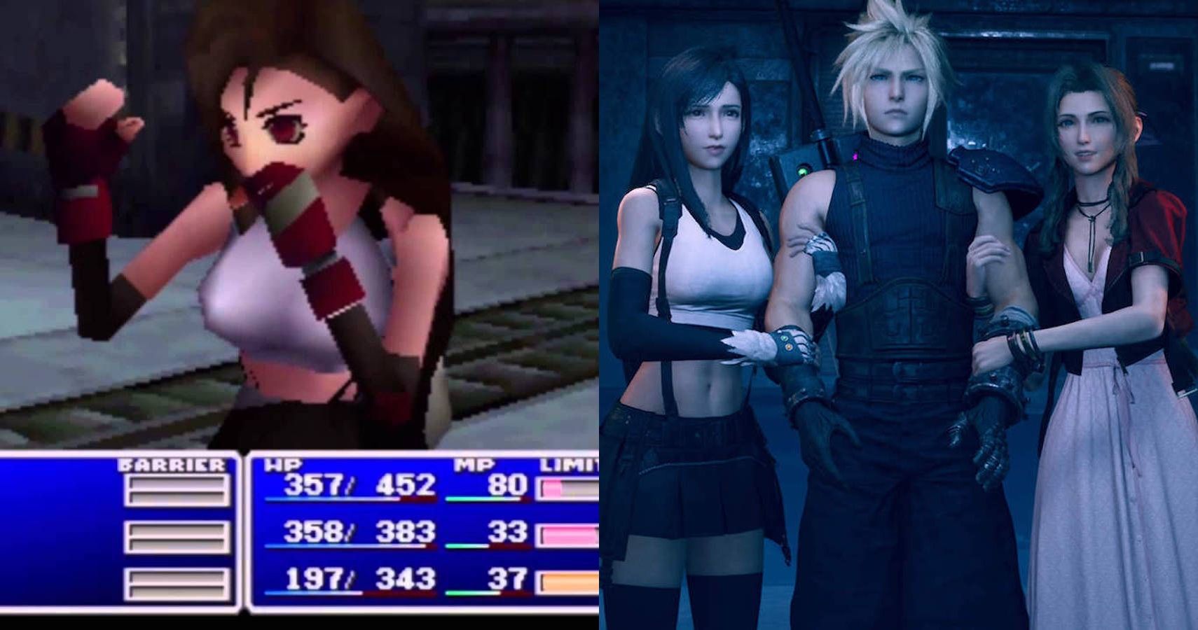 FF original and remake side by side