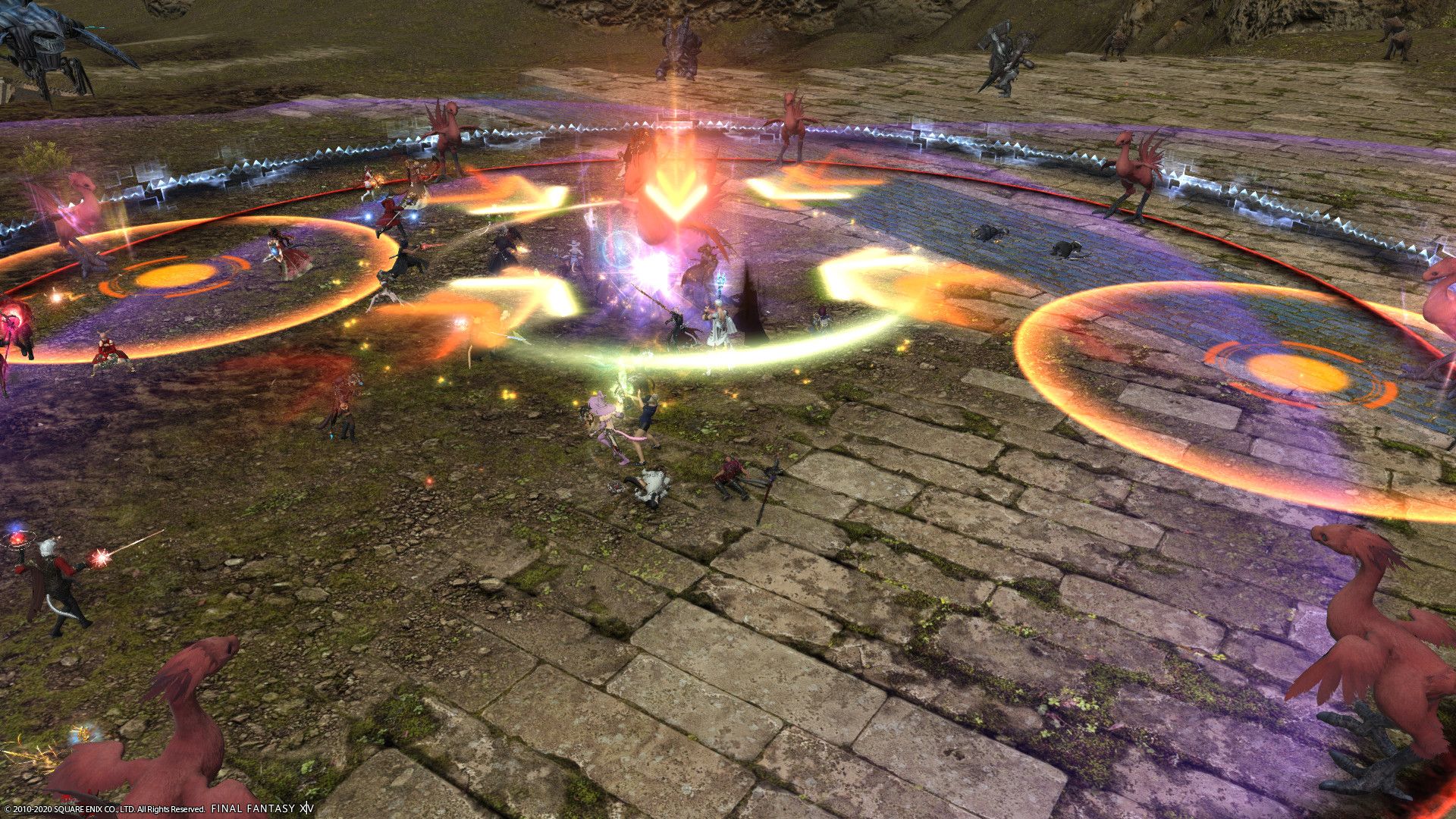 Final Fantasy XIV Critical Engagement Red Chocobo