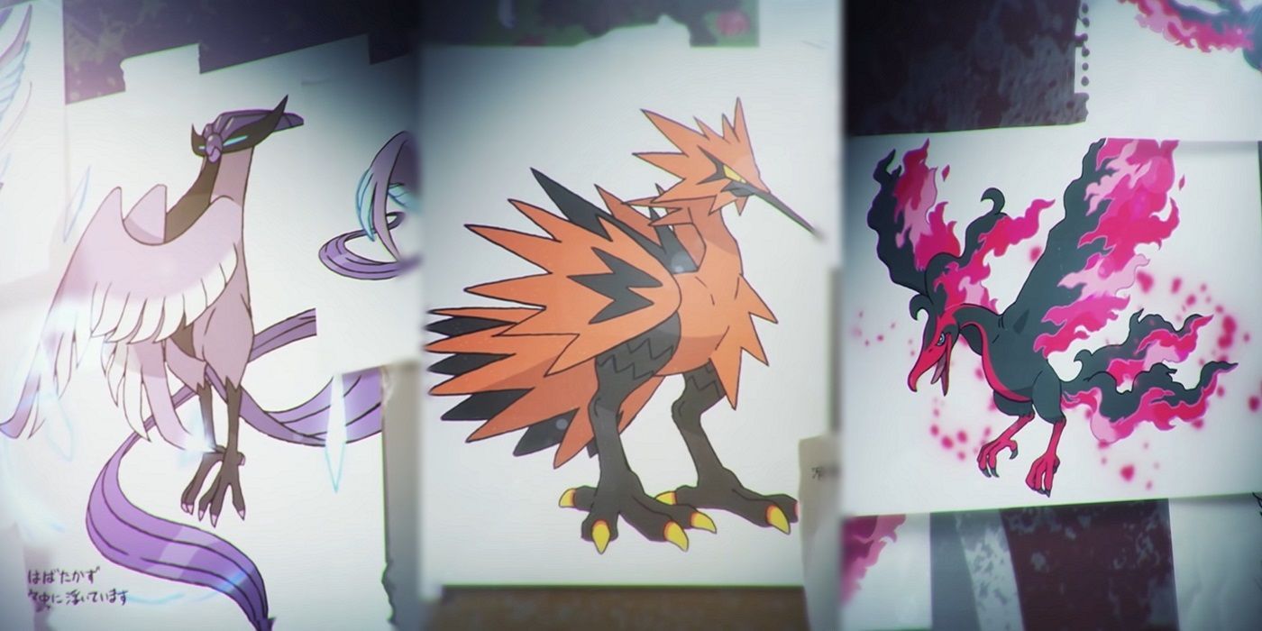 galarian legendary birds zapdos articuno moltres