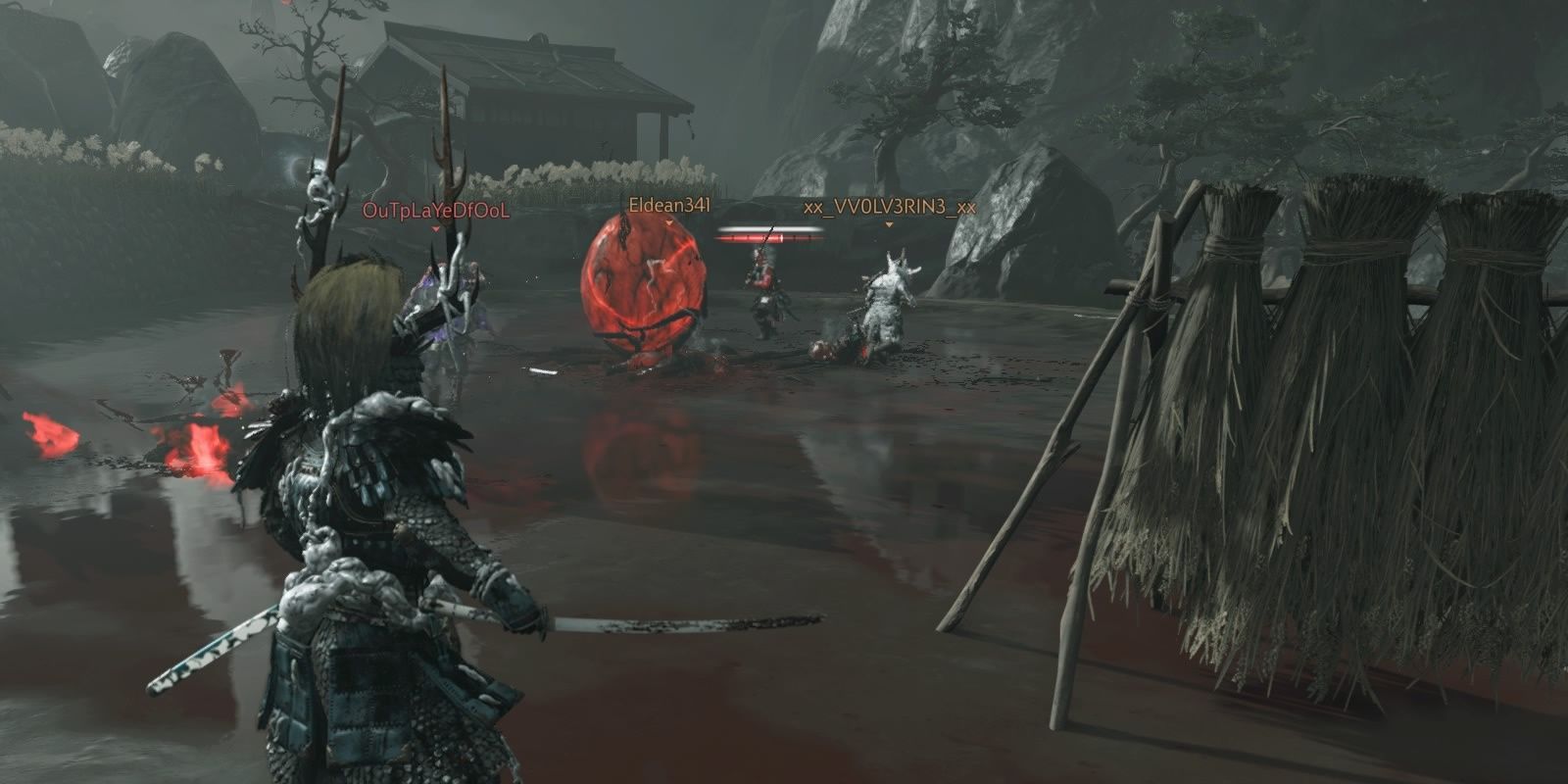 The first stage in the raid where players have to pop red eggs and obtain crystals to open a door