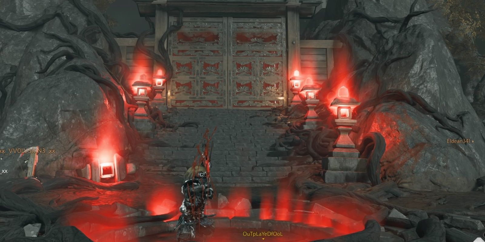 The soul well in the second stage of chapter one while the gate fills with blood
