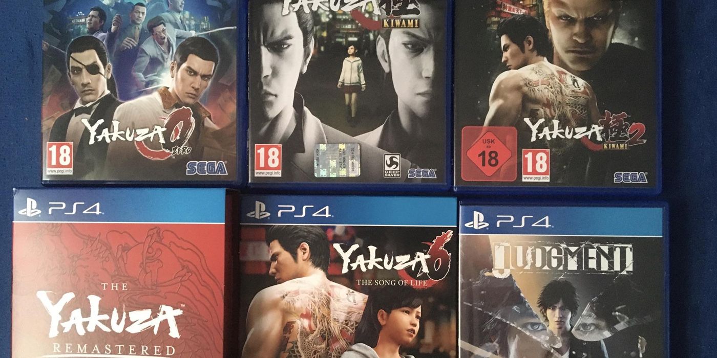 Yakuza: A Collection Of Most Of The Mainline Games