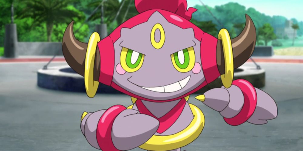 Bound Hoopa in Pokemon anime