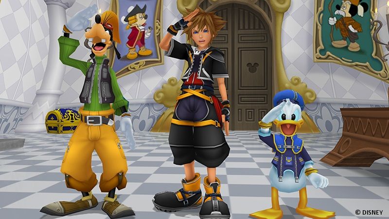 Kingdom Hearts 2 Sora Donald Goofy