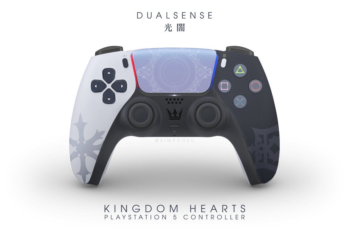 Kingdom Hearts - PS5 Controller Design