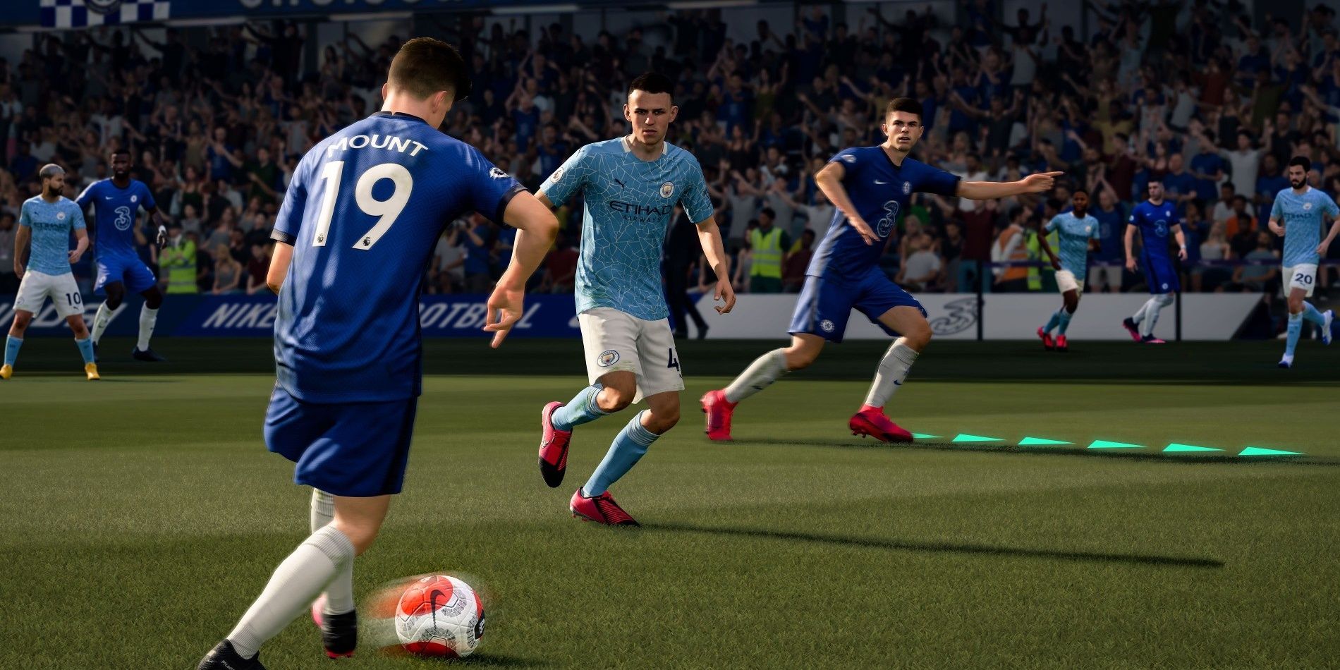 Man City vs Chelsea in FIFA 21