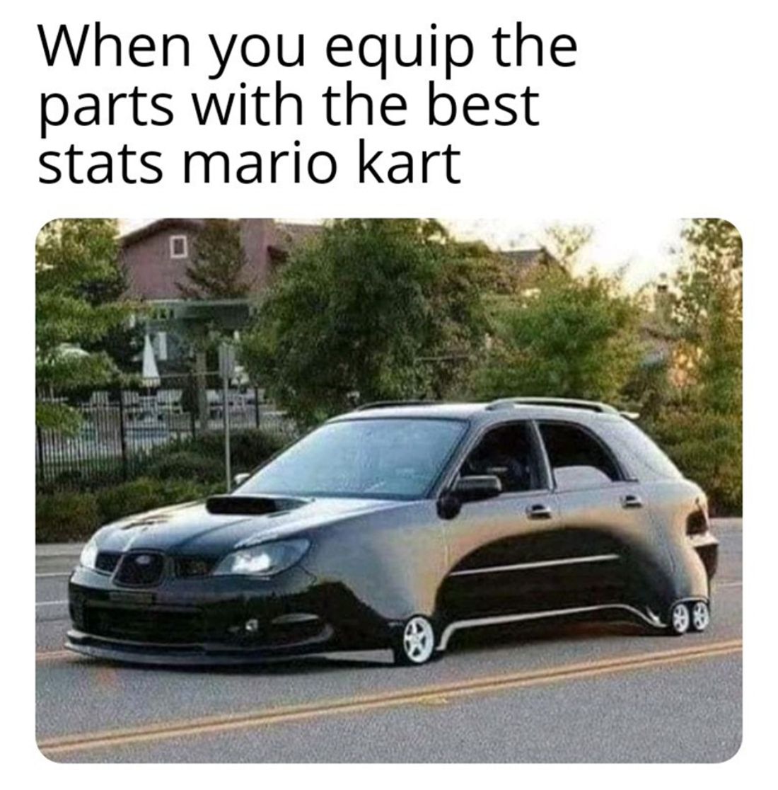 Meme About Mario Kart Choosing The Best Parts Despite Their Look