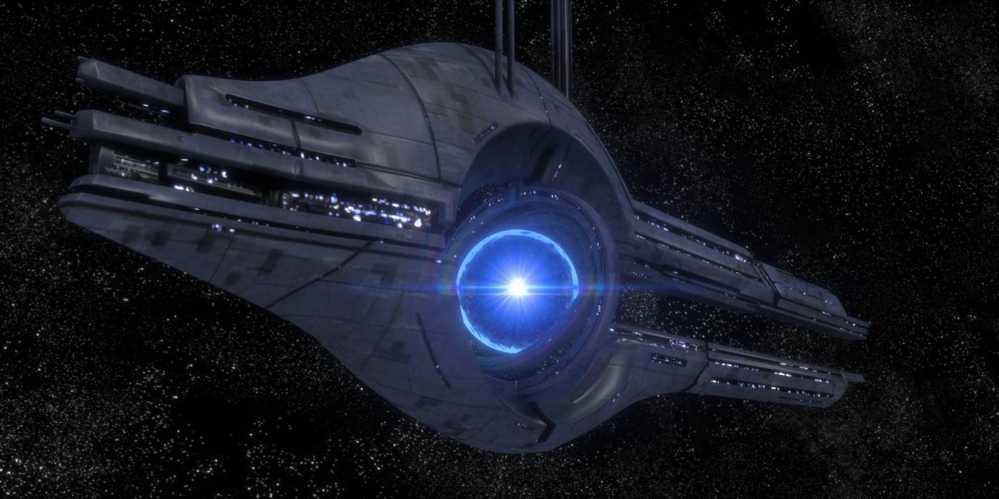 image of a mass relay from Mass Effect