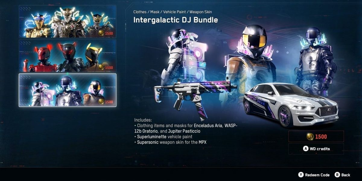 A screenshot from the in-game store of Watch Dogs: Legion, showing a bundle pack