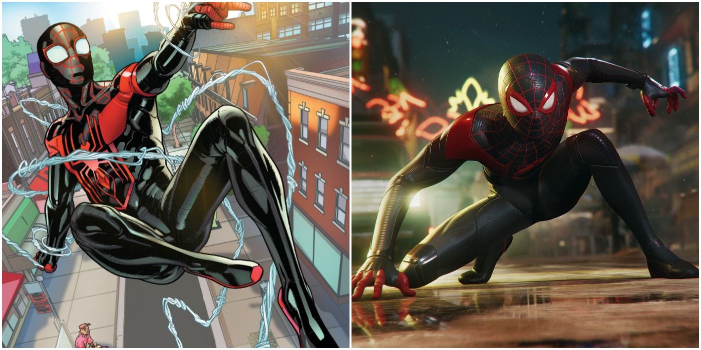 Miles Morales suit comic game