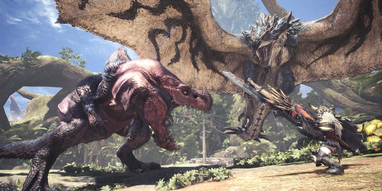 Capcom Monster Hunter World Dinosaur Fight