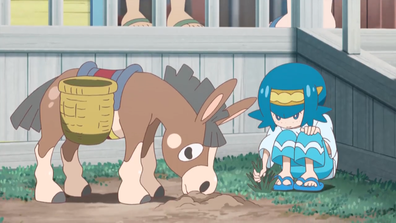 mudbray lana pokemon anime