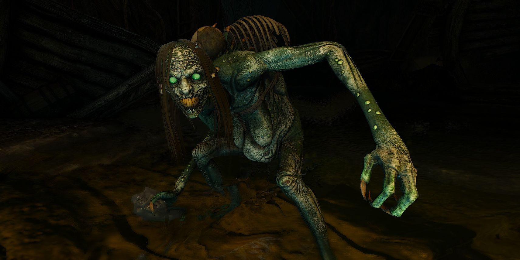 Water Hag Posing