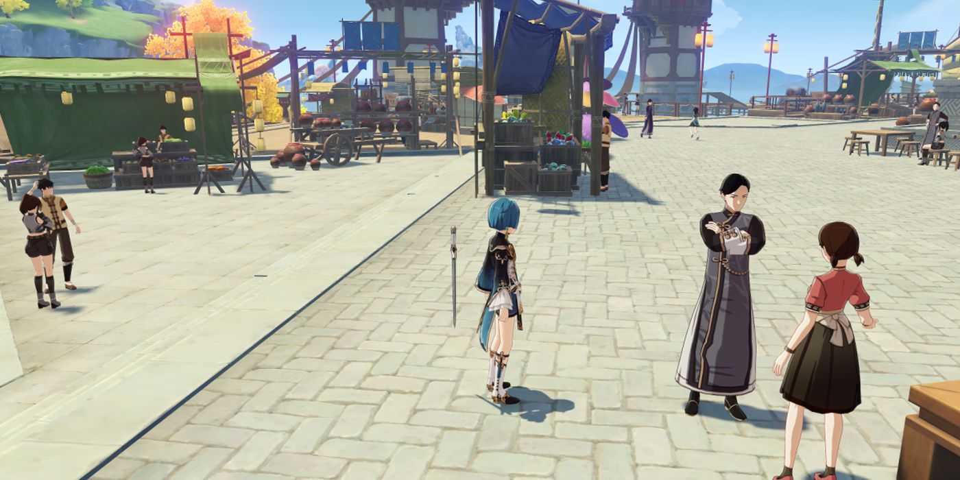 Genshin Impact: An Example Of How NPCs look next to playable characters