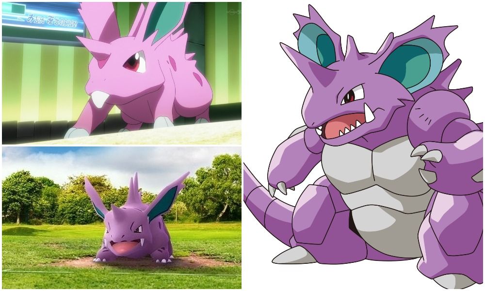 nidoran male nidorino nidoking