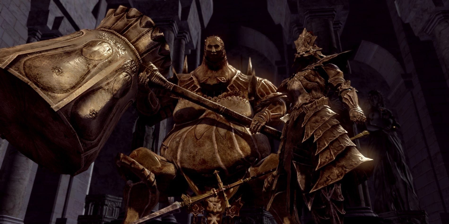 Ornstein and Smough in Dark Souls