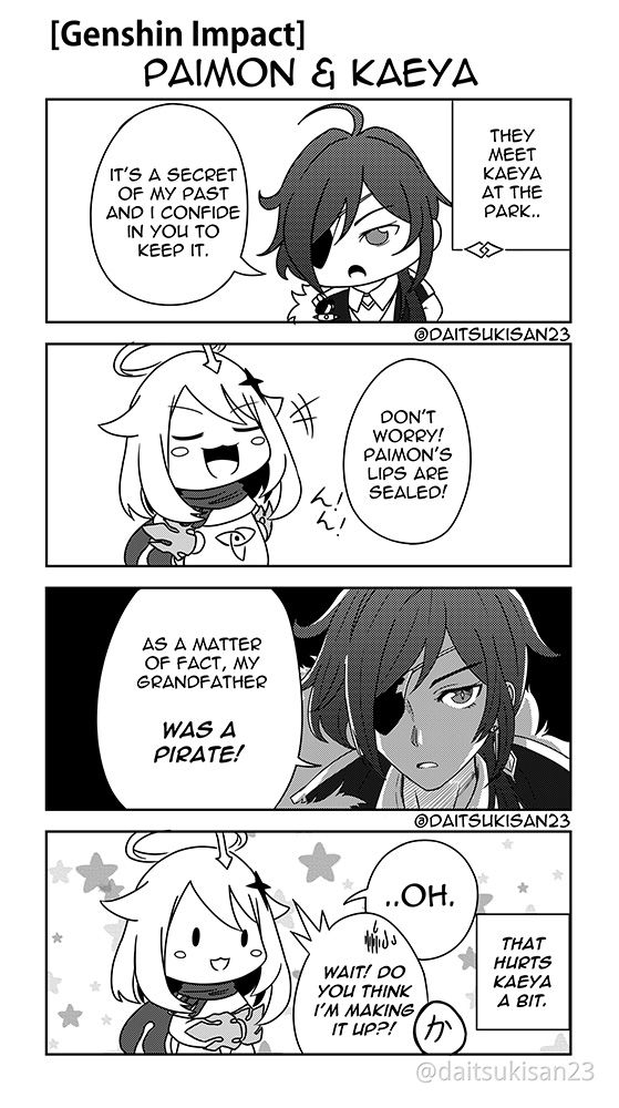 Paimon Hears Kaeya's Biggest Secret