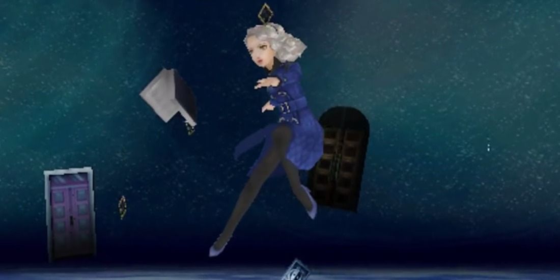 Margaret as she appears in a boss fight in Persona 3 Portable