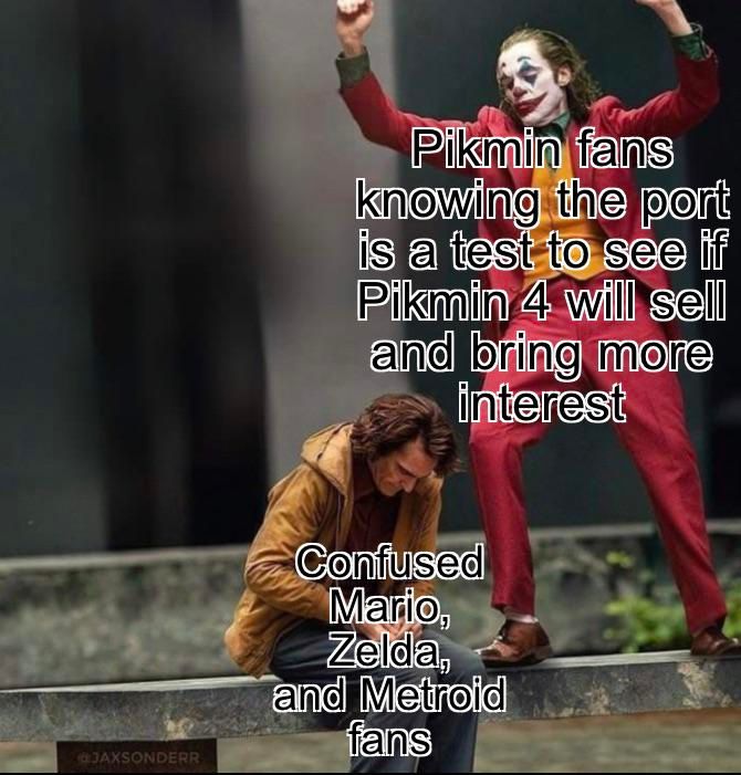 Pikmin 3 Deluxe Joker Meme