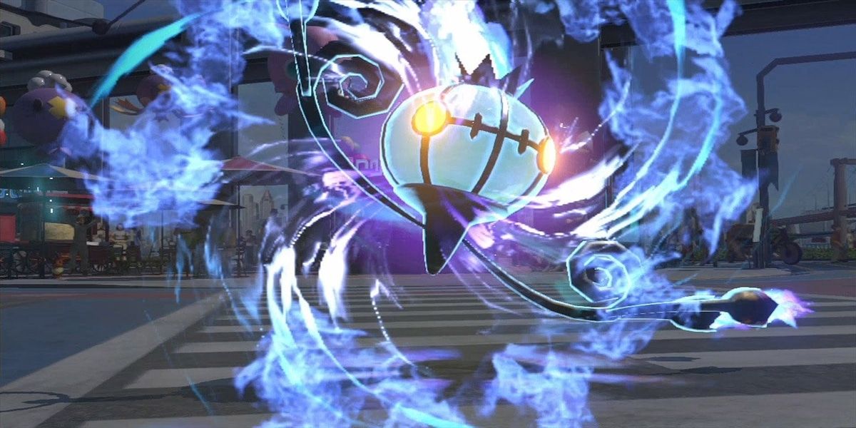 Chandelure attacking in Pokken