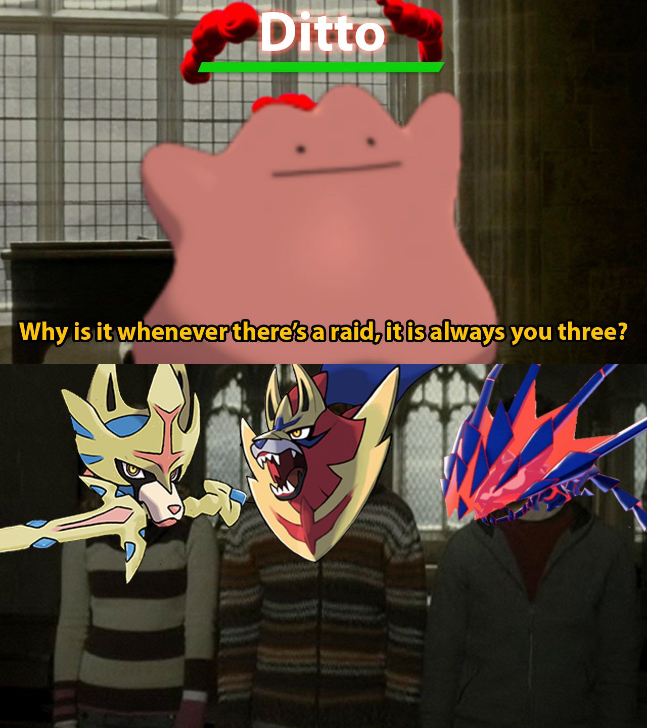 Pokemon Ditto Raid Meme