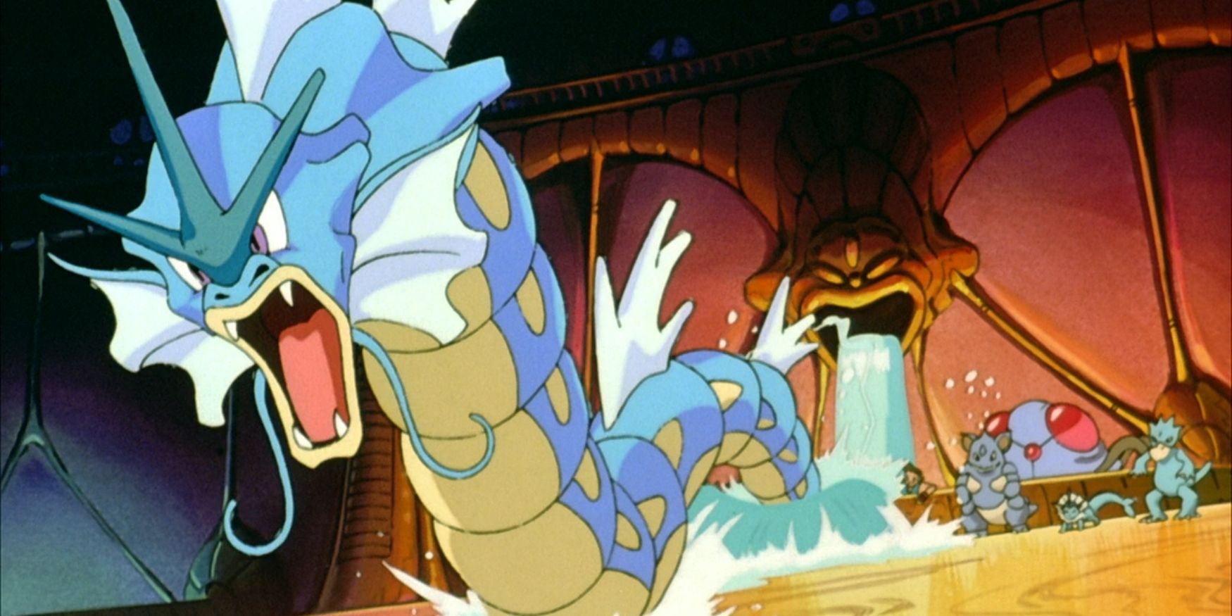 Anime Pokemon Gyarados Attacks