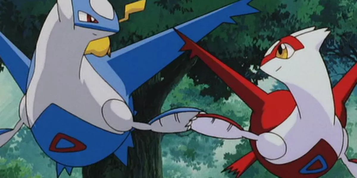 Pokemon Latios and Latias Fist Bumping